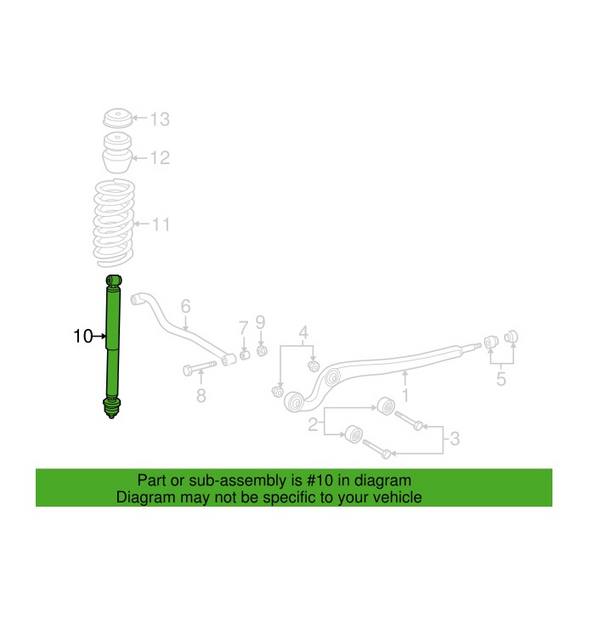 Mercedes Shock Absorber - Front WA0053230100